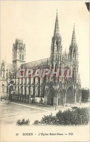 Cartes postales Rouen L'Eglise Saint Ouen