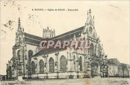 Cartes postales Bourg Eglise de Brou Ensemble