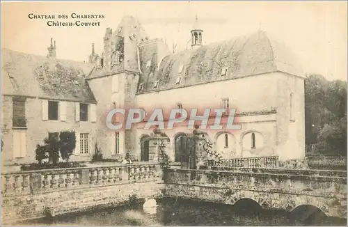 Cartes postales Chateau des Charentes Chateau Couvert