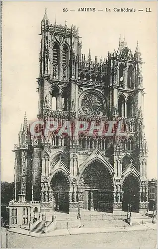Cartes postales Amiens La Cathedrale