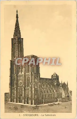 Cartes postales Strasbourg La Cathedrale