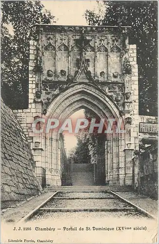 Cartes postales Chambery Portail de St Dominique