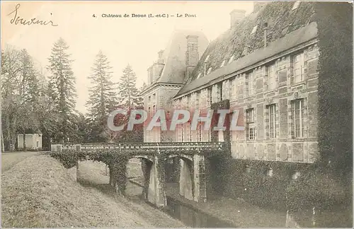 Cartes postales Chateau de Droue L et C Le Pont