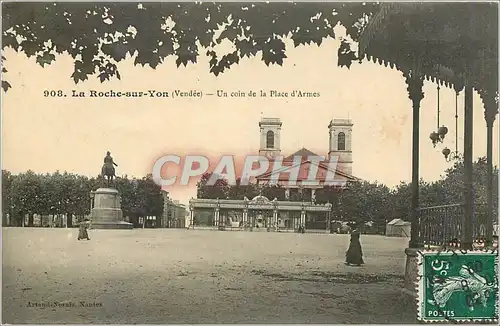 Cartes postales La Roche sur Yon Vendee Un coin de la Place d'Armes