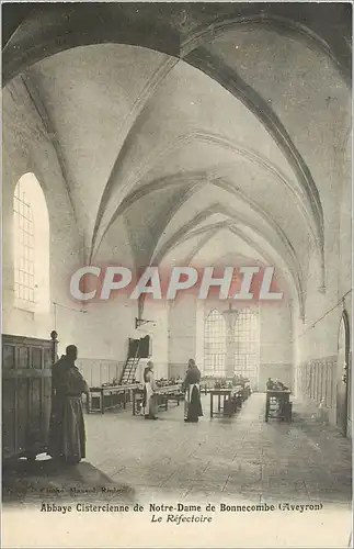 Cartes postales Abbaye Cistercienne de Notre Dame de Bonnecombe Aveyron Le Refectoire