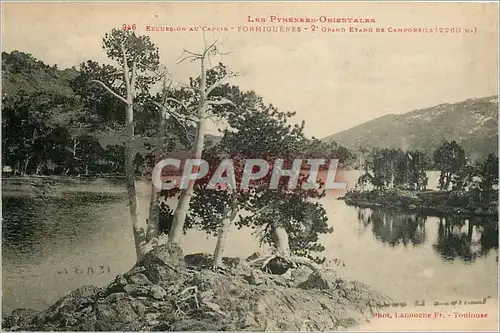 Cartes postales Les Pyrenees Orientales Excursion au Capcie Formigueres Grand Etang de Camporrils