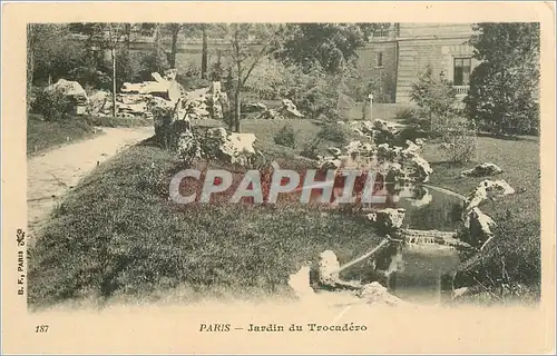 Ansichtskarte AK Paris Jardin du Trocadero