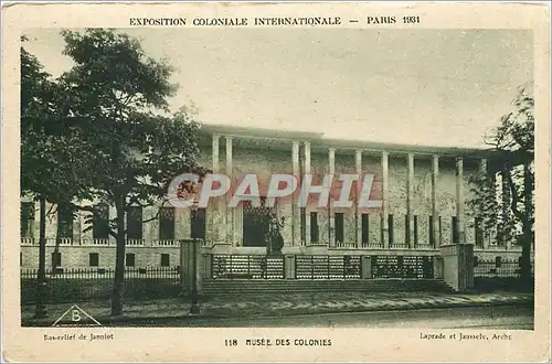 Cartes postales Exposition Coloniale Internationale Paris Musee des Colonies
