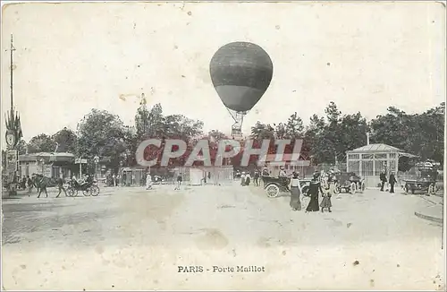 Ansichtskarte AK Paris Porte Maillot Ballon Dirigeable
