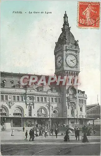 Cartes postales Paris La Gare de Lyon