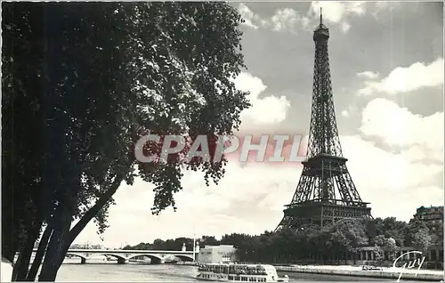 Cartes postales Paris et ses Merveilles La Tour Eiffel vue de l'avenue du New York