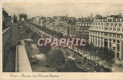 Cartes postales Paris Avenue des Champs Elysees
