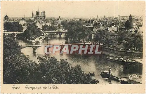 Cartes postales Paris Perspective sur la Cote