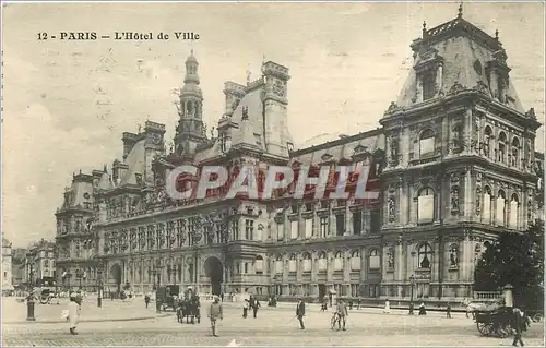 Cartes postales Paris L'Hotel de Ville