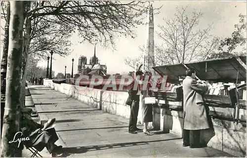 Moderne Karte Paris En flanant sur les Quais