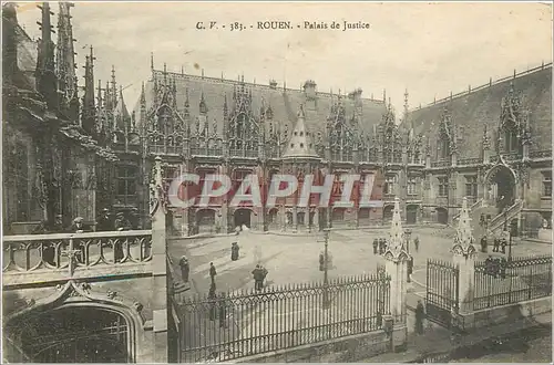 Cartes postales Rouen Palais de Justice
