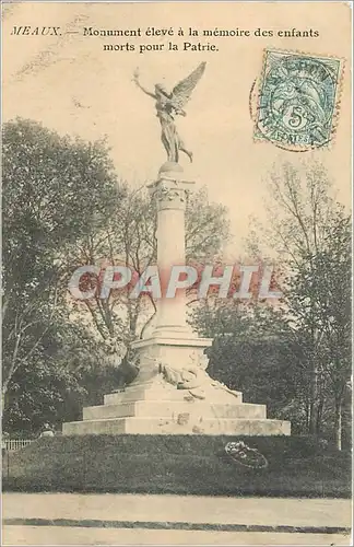 Ansichtskarte AK Meaux Monument eleve a la memoire des enfants morts pour la Patrie