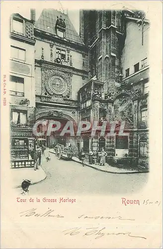 Cartes postales Rouen Tour de la Grosse Horloge