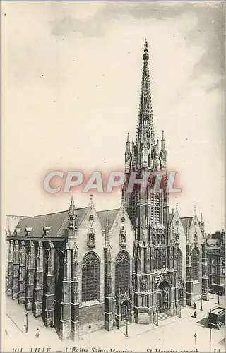Cartes postales Lille L'Eglise Saint Maurice