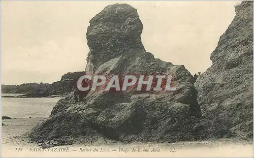 Cartes postales Saint Nazaire Rocher du Lion Plage de Bonne Annee