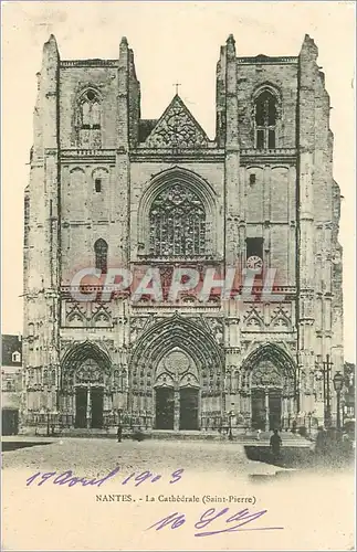 Cartes postales Nantes La Cathedrale Saint Pierre