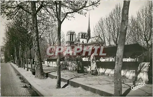 Moderne Karte Paris Les Bouquinistes sur le Quais