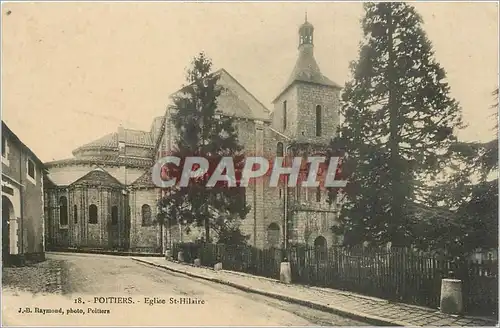 Cartes postales Poitiers Eglis St Hilaire