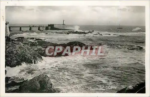 Cartes postales Les Sables d'Olonne Les Rochers et la Jetee de la Chaume