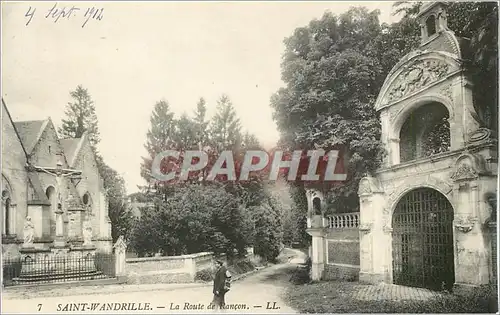 Cartes postales Saint Wandrille La Route de Rancon