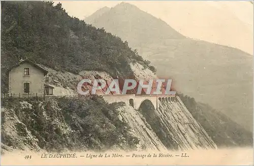 Cartes postales Le Dauphine Ligne de la Mure Passage de la Riviere