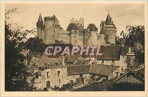 Ansichtskarte AK Vitre Ille et Vilaine Le Chateau Facade Ouest