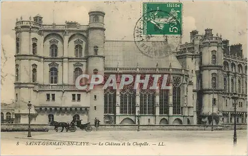 Cartes postales Saint Germain en Laye Le Chateau et la Chapelle