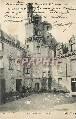 Cartes postales Quimper L'Eveche