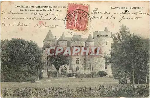 Cartes postales Le Chateau de Chabreuge pres Brioude dans la charmanie Vallee de la Vendage