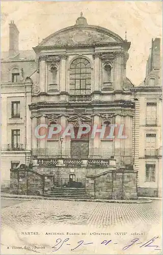 Cartes postales Nantes Ancienne Eglise de l'Oratoire