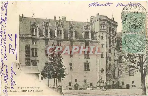 Ansichtskarte AK Nantes Facade Interieure du Chateau