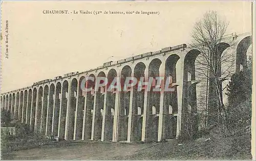 Ansichtskarte AK Chaumont La Viaduc Train