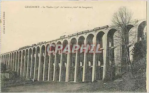 Cartes postales Chaumont La Viaduc Train