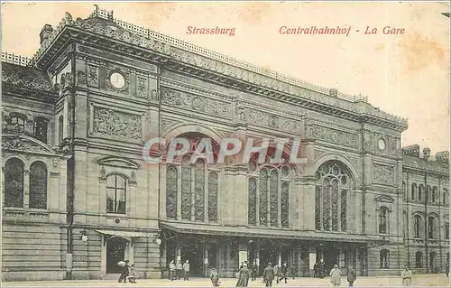 Cartes postales Strassburg Centralbahnhof La Gare