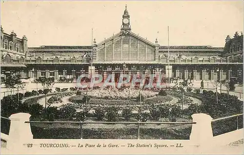 Cartes postales Tourcoing La Place de la Gare