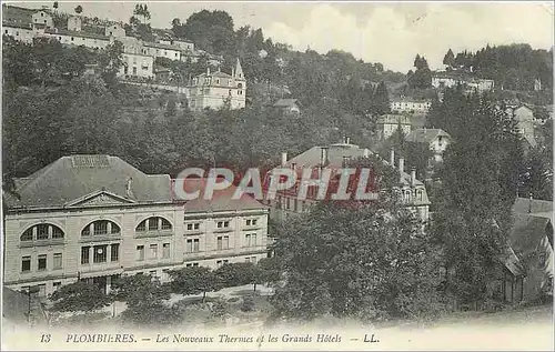 Cartes postales Plombieres Les Nouveaux Thermes et les Grands Hotels