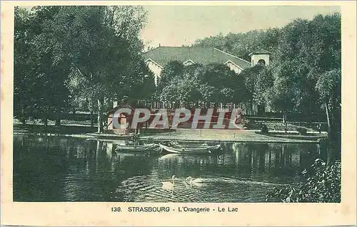 Cartes postales Strasbourg L'Orangerie Le Lac