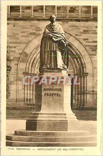 Cartes postales Obernai Monument de Mgr Freppel