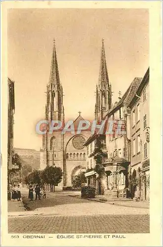 Cartes postales Obernai Eglise St Pierre et Paul