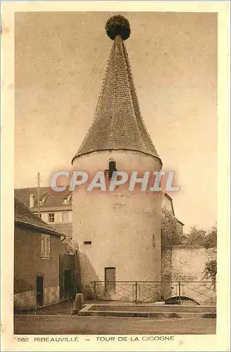 Ansichtskarte AK Ribeauville Tour de la Cigogne