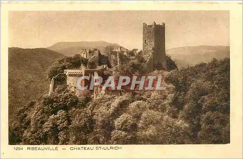 Cartes postales Ribeauville Chateau St Ulrich
