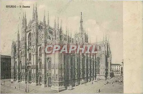 Cartes postales Milano Li Duomo