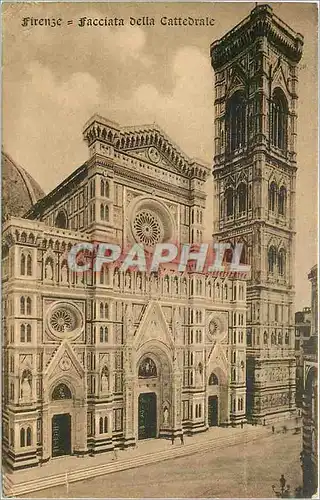 Cartes postales Firenze Facciata della Cattedrale