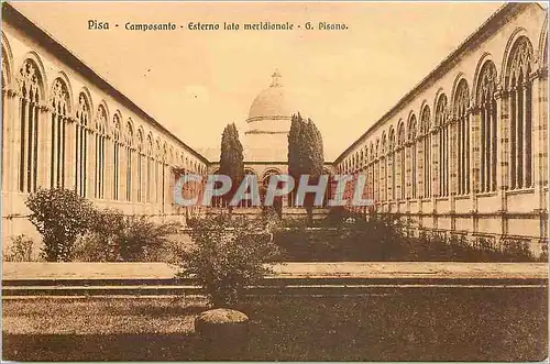 Cartes postales Pisa Camposanto Esterno lato meridionale G Pisano