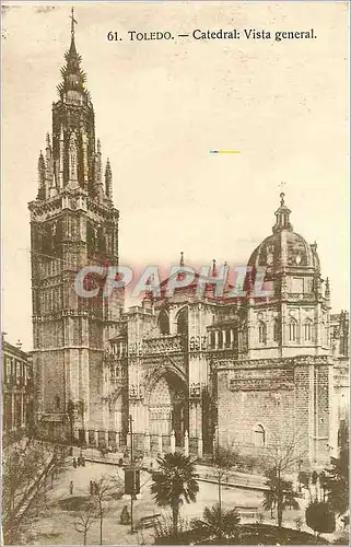 Cartes postales Toledo Catedral Vista general